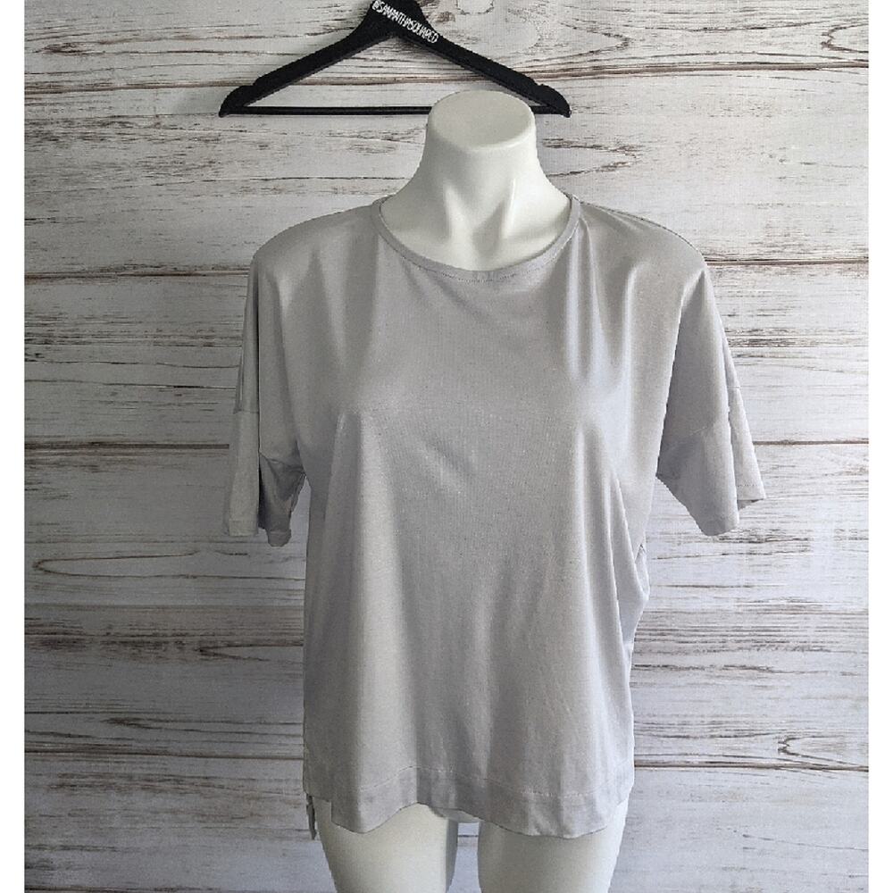 Madewell Gray Short Sleeve Loose Fit Tee xsmall